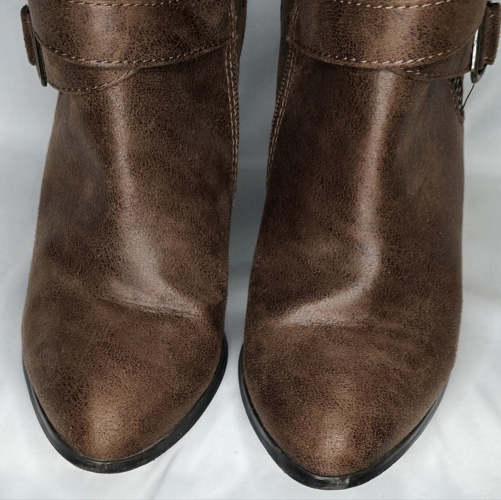 Carlos by Carlos Santana Women's "	Paisley" Mid-calf Brown Boots sz 7 - Picture 4 of 7